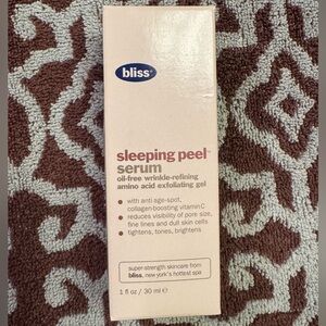 Bliss Sleeping Peel Serum 1 oz Discontinued Original Formula New Sealed